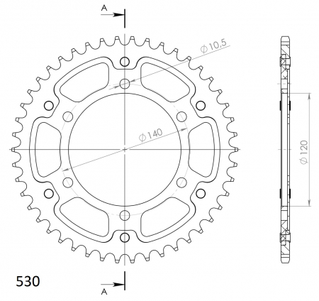 SUPERSPROX STEALTH TAKARATAS MUSTA 272-499-RST-45-0