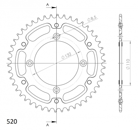 SUPERSPROX STEALTH TAKARATAS KULTA 272-720-RST-46-9