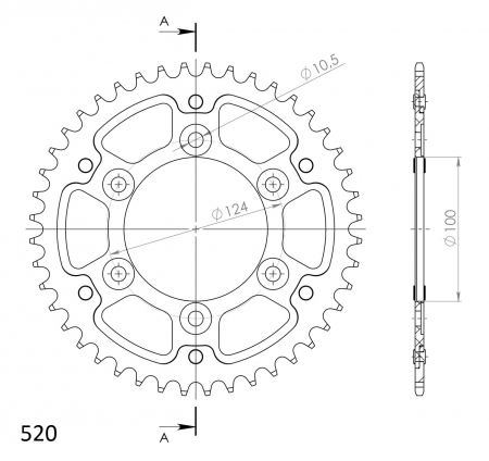 SUPERSPROX STEALTH TAKARATAS MUSTA 272-735-RST-41-0