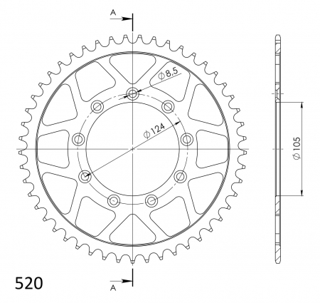 SUPERSPROX TERÄS TAKARATAS  RFE-151::49 27-2-151-49