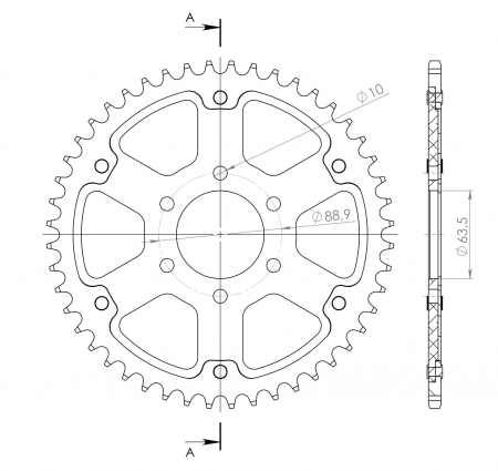 SUPERSPROX STEALTH TAKARATAS KULTA 272-109-530-RST-47-9