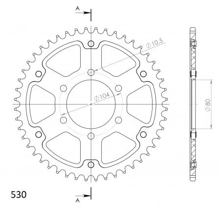 SUPERSPROX STEALTH TAKARATAS KULTA 272-488-RST-44-9