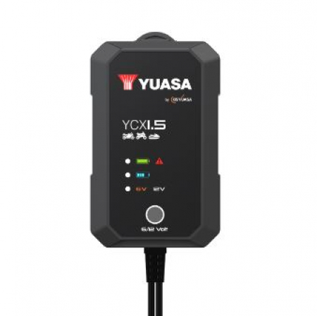 YUASA YLLÄPITOLATURI YCX1.5 6/12V 1.5A 145-1000