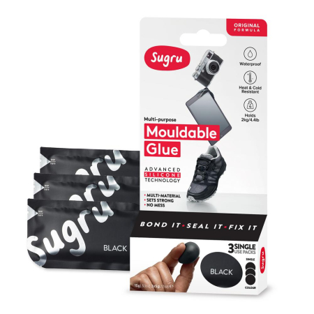 SUGRU MOULDABLE GLUE, BLACK 3-PACK 295-1031