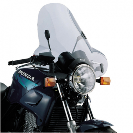 GIVI UNIVERSAL SCREEN WITH 4 POINT HANDLEBAR, SMOKED 50 X 61,5 CM (HXW) 323-A31