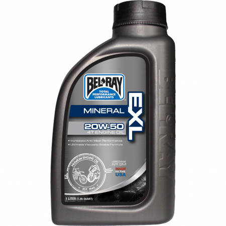 BEL-RAY EXL 20W-50 MINERAL 4T ENGINE OIL 1L 55-807-001