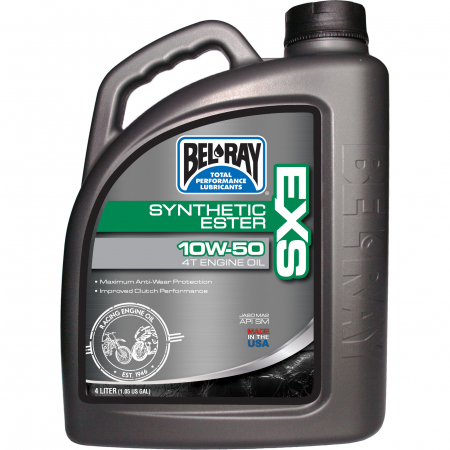 BEL-RAY EXS FULL SYNTHETIC ESTER 4T ENGINE OIL 10W-40 4L 55-931-004