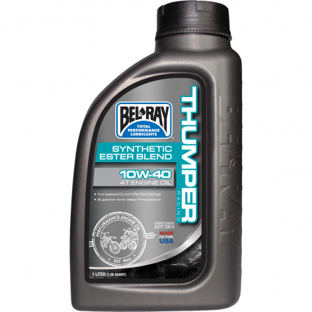BEL-RAY THUMPER RACING SYNTHETIC ESTER BLEND 4T 10W-40 1L 55-818-001