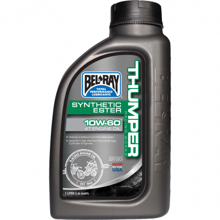 BEL-RAY THUMPER® RACING WORKS SYNTHETIC ESTER 4T 10W-60 1L 55-927-001