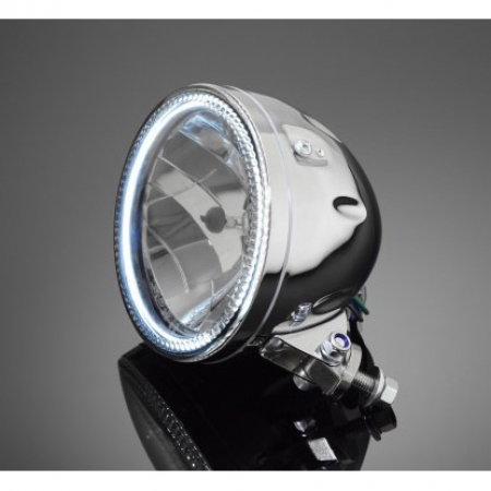 HIGHWAY HAWK HEADLIGHT WITH LED-RING 561-68-0351