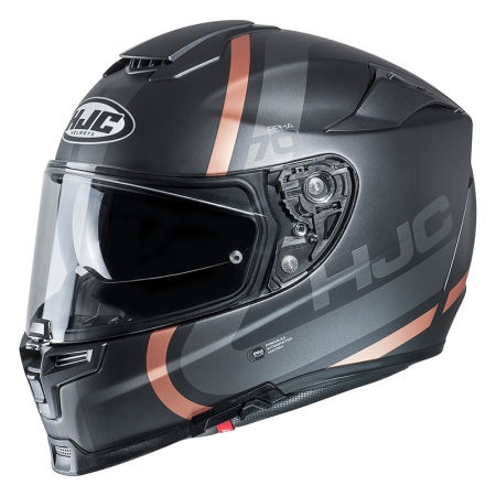 HJC  KYPÄRÄ RPHA 70 GAON MUSTA/ORANSSI MC9SF XS 54-55 630-1926-00