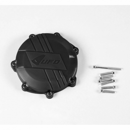 UFO CLUTCH COVER YZ250F 14-,WR250F 15- BLACK 650-2417