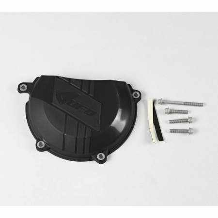 UFO CLUTCH COVER SX-F450 13-15,EXC450 12-16 BLACK 650-2424