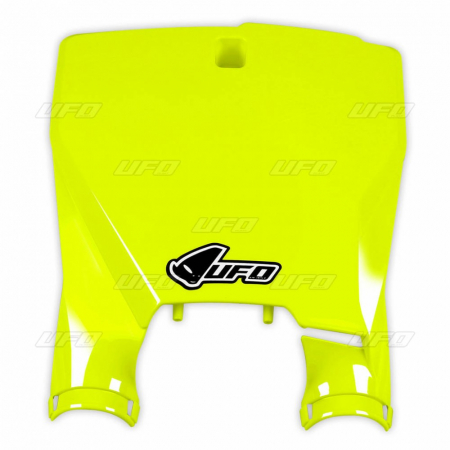 UFO STADIUM FRONT NUMBER PLATE HVA TC/FC125/450 16- YELLOW FLUO 650-3373-DFLU