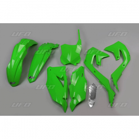 UFO PLASTIC KIT GREEN 026 KX250F 2021- ,KXF450 2019- 650-K227-026