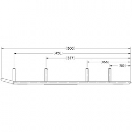 SNO-X RIPPER FOUR OHJAUSRAUTA PARI 4&quot; KOVAMETALLI 881-4636