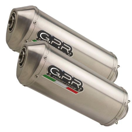 GPR HONDA CBF 1000 2006/09 PAIR EC-APPROV. SLIP-ON EXHAUST SATINOX 31G-H-150-SAT
