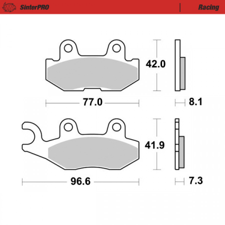 MOTOMASTER JARRUPALAT YAMAHA: WOLVERINE, VIKING 235-081511