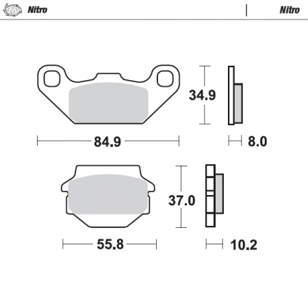 MOTO-MASTER JARRUPALAT SUZUKI: ETEEN LT230/250, ETEEN LT500 1987-1995, KAWASAKI: 235-091321