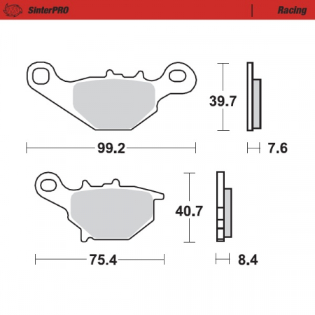 MOTO-MASTER JARRUPALAT SUZUKI: RM 80 235-093511