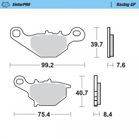 MOTO-MASTER JARRUPALAT SUZUKI: RM 80 235-093512