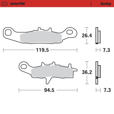 MOTO-MASTER JARRUPALAT KAWASAKI: KX 80-85-100 235-093911