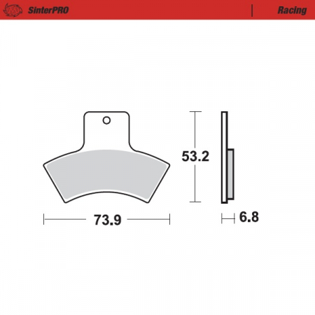 MOTO-MASTER JARRUPALAT POLARIS TAAKSE 235-096911