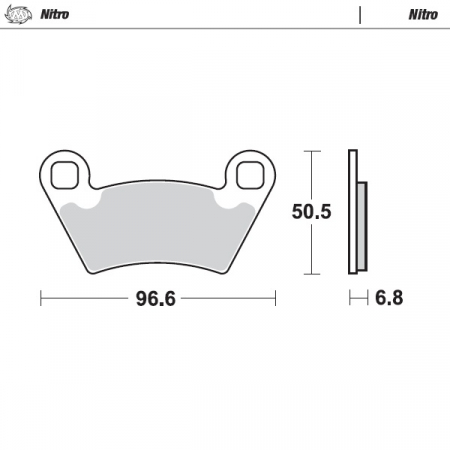 MOTO-MASTER JARRUPALAT POLARIS: RANGER 235-098221