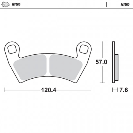 MOTO-MASTER JARRUPALAT POLARIS: 400 RANGER ETEEN 235-098421