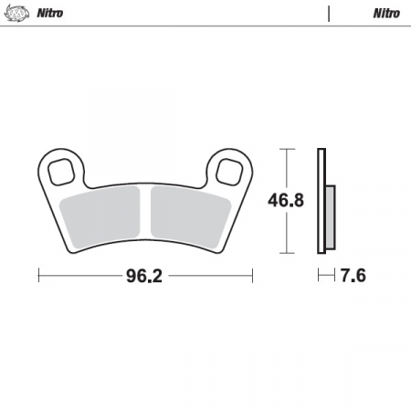 MOTO-MASTER JARRUPALAT POLARIS: OUTLAW 235-098521