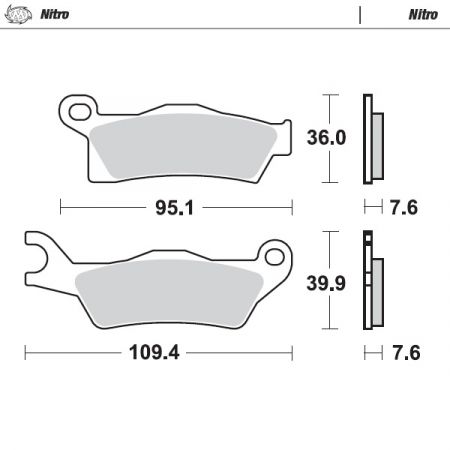 MOTO-MASTER JARRUPALAT CAN-AM: OUTLANDER 2012-2013 OIKEA 235-098821