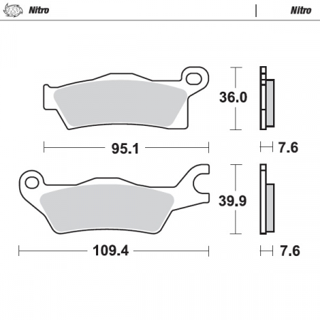 MOTO-MASTER JARRUPALAT CAN-AM: OUTLANDER 2012-2013 VASEN 235-098921