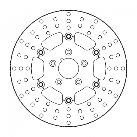 MOTOMASTER HARLEY ADRIAN JARRULEVY KELLUVA Ø292 STEEL CARRIER (8.7MM HOLES) 235-111086