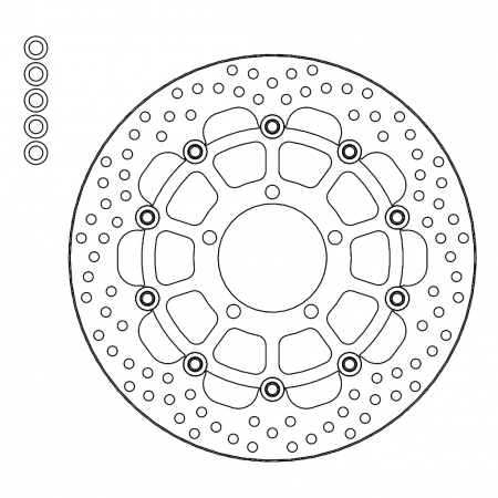 MOTO-MASTER HALO JARRULEVY ETEEN VASEN TRIUMPH: BONNEVILLE 235-112271