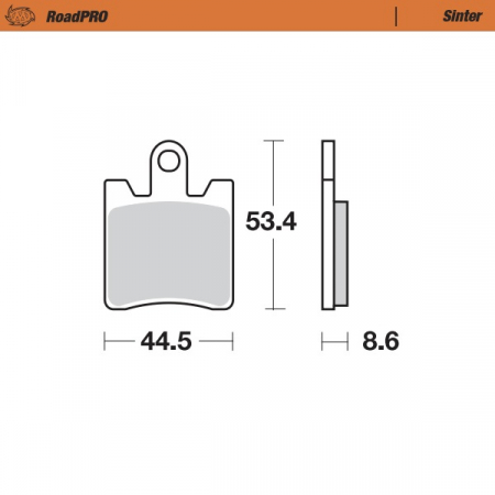 MOTO-MASTER JARRUPALAT ROADPRO SCOOTER 235-400103