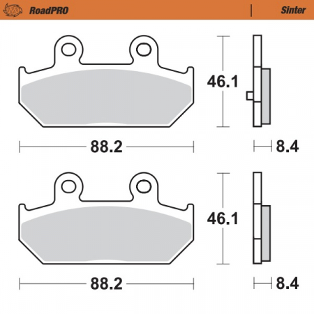 MOTO-MASTER JARRUPALAT ROADPRO SCOOTER 235-400603