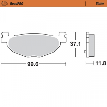 MOTO-MASTER JARRUPALAT ROADPRO SCOOTER 235-400803