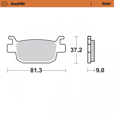 MOTO-MASTER JARRUPALAT ROADPRO SCOOTER 235-401203