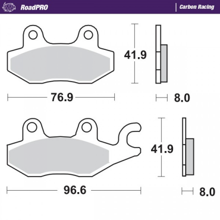 MOTO-MASTER JARRUPALAT ROADPRO CARBON RACING 235-402906