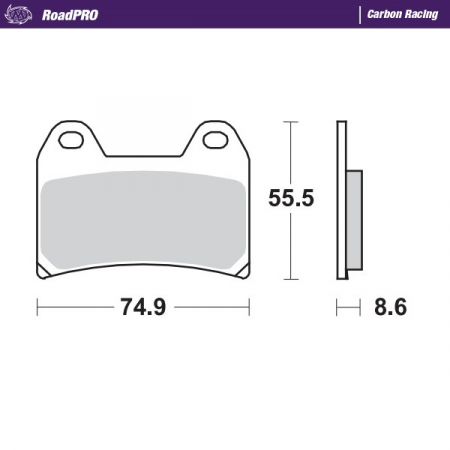 MOTO-MASTER JARRUPALAT ROADPRO CARBON RACING 235-404306