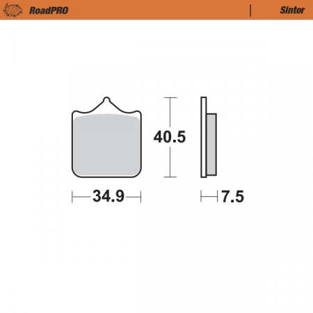 MOTO-MASTER JARRUPALAT ROADPRO SINTER ETEEN (4PADS) 235-405501