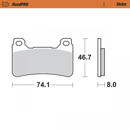 MOTO-MASTER JARRUPALAT ROADPRO SINTER ETEEN 235-406401