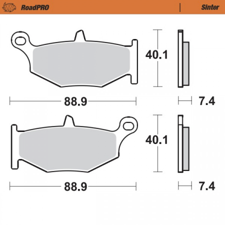 MOTO-MASTER JARRUPALAT ROADPRO SINTER TAAKSE 235-406602