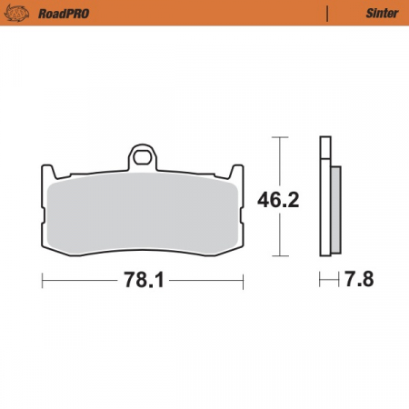 MOTO-MASTER JARRUPALAT ROADPRO SINTER ETEEN 235-407301