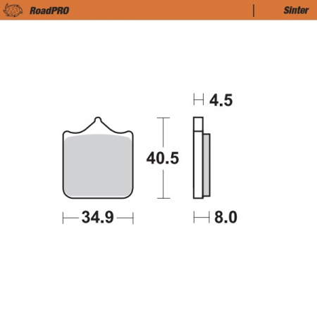 MOTO-MASTER JARRUPALAT ROADPRO SINTER ETEEN 235-407501