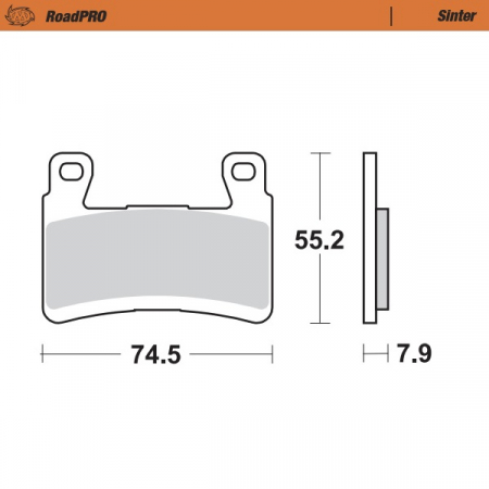 MOTO-MASTER JARRUPALAT ROADPRO SINTER ETEEN 235-407901