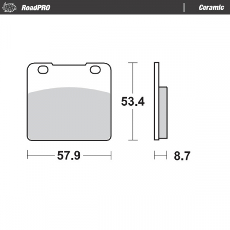 MOTO-MASTER JARRUPALAT ROADPRO CERAMIC 235-408304