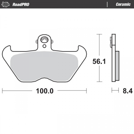 MOTO-MASTER JARRUPALAT ROADPRO CERAMIC 235-408704