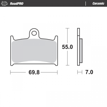 MOTO-MASTER JARRUPALAT ROADPRO CERAMIC 235-409604