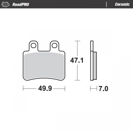 MOTO-MASTER JARRUPALAT ROADPRO CERAMIC 235-410804